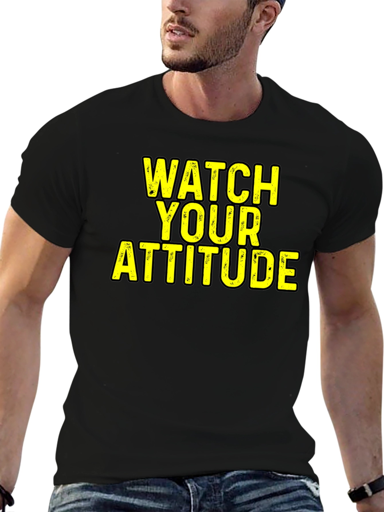 Watch Your Attitude Graphic T-Shirt