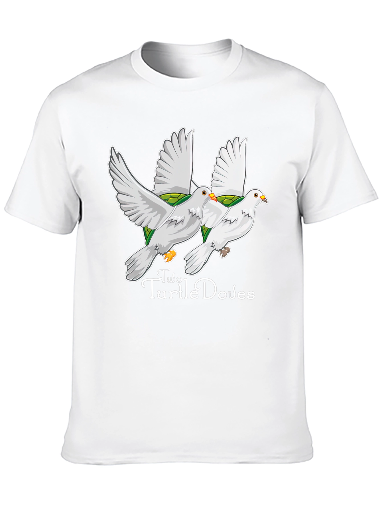 Two Turtle Doves Graphic Tee - Unique Design
