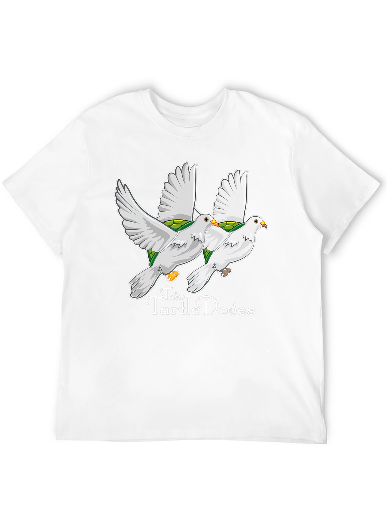Two Turtle Doves Graphic Tee - Unique Design