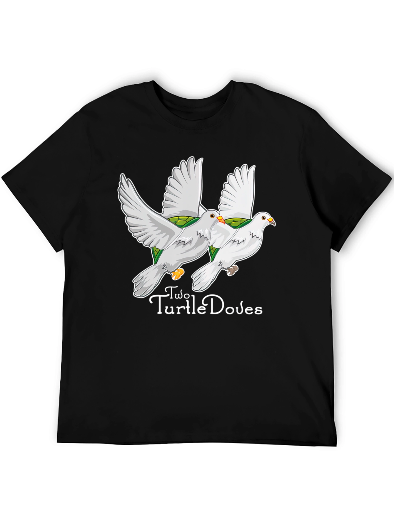 Two Turtle Doves Graphic Tee - Unique Design