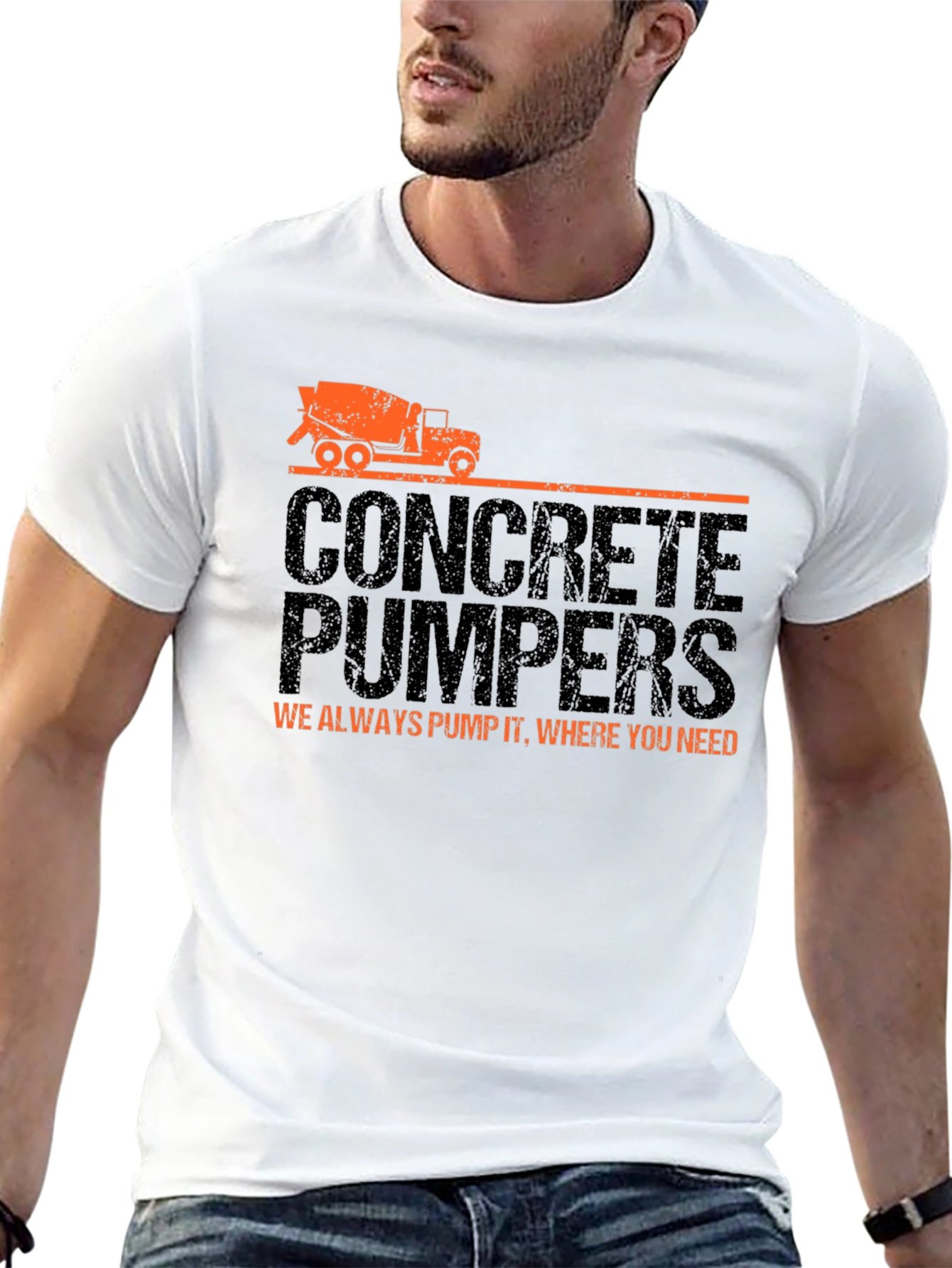Concrete Pumpers T-Shirt - We Always Pump It