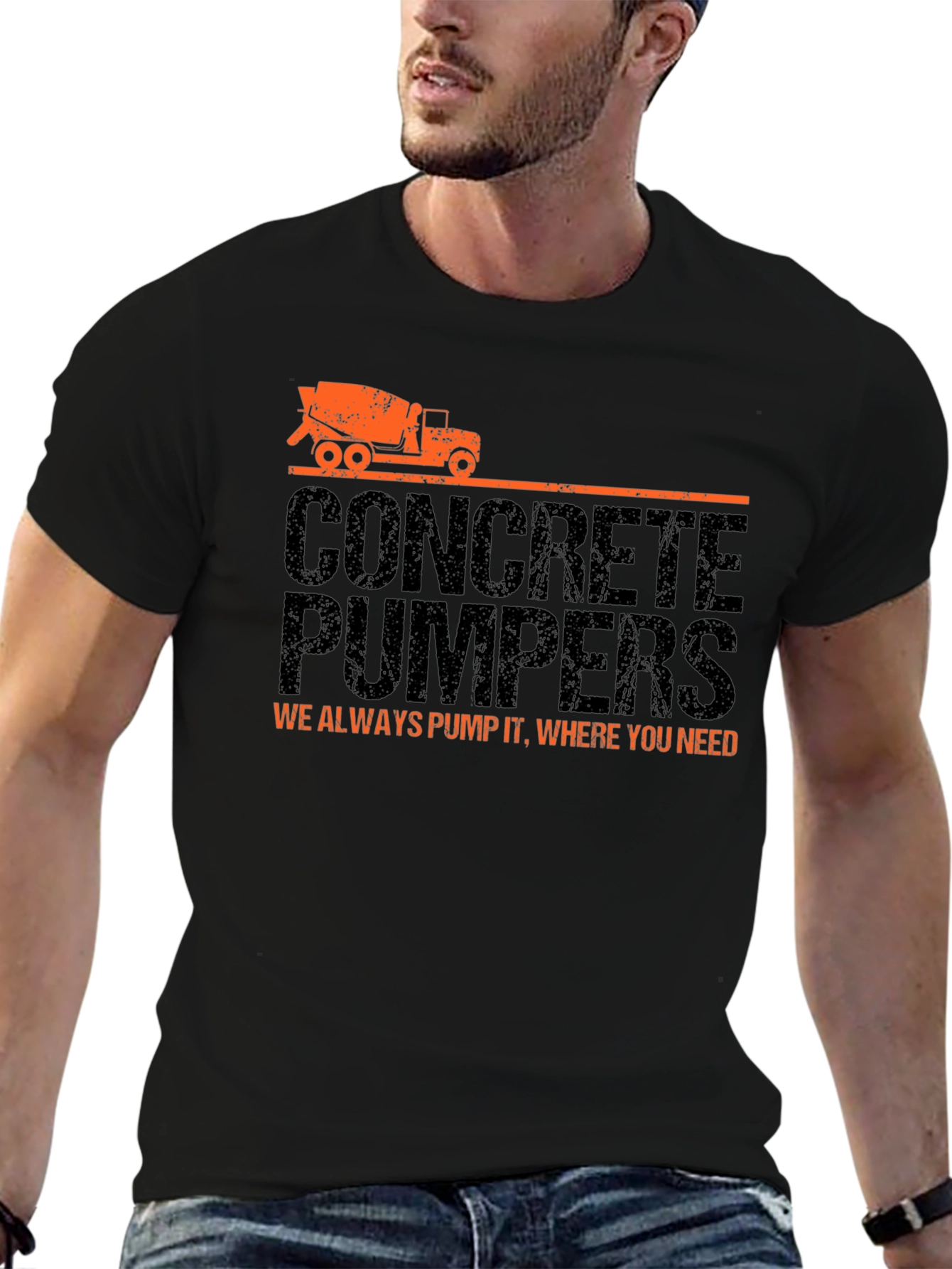 Concrete Pumpers T-Shirt - We Always Pump It