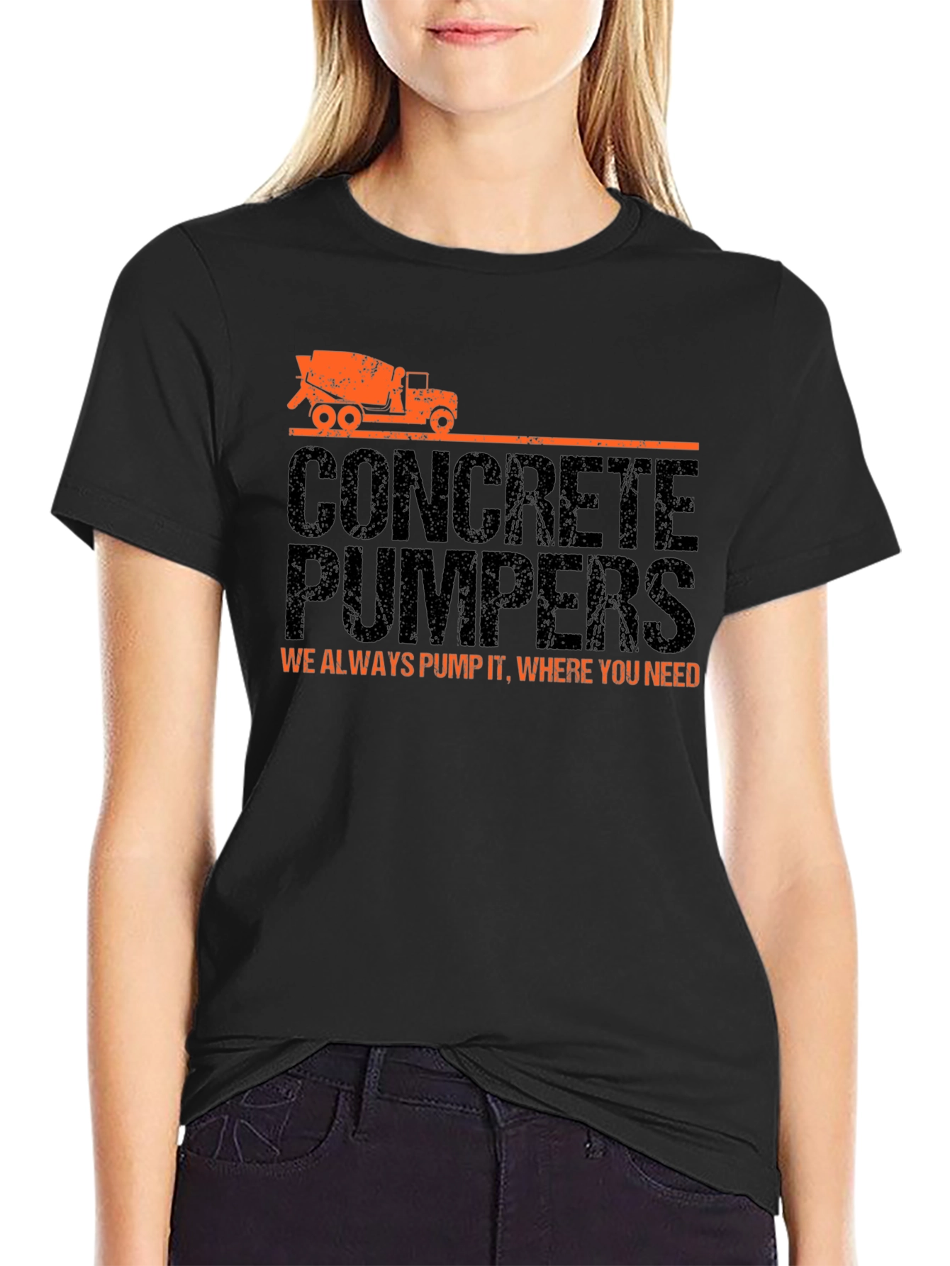 Concrete Pumpers T-Shirt - We Always Pump It