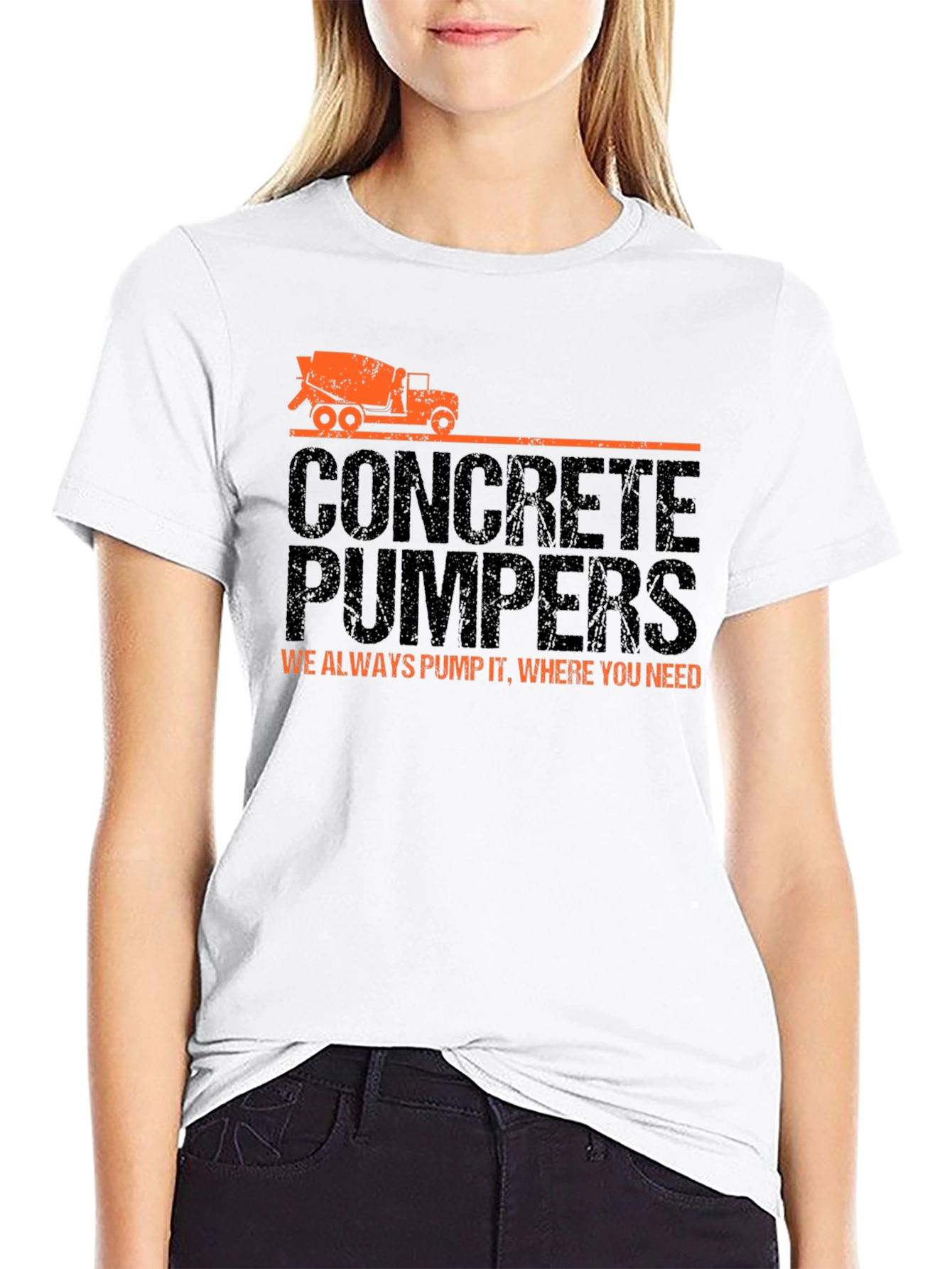 Concrete Pumpers T-Shirt - We Always Pump It