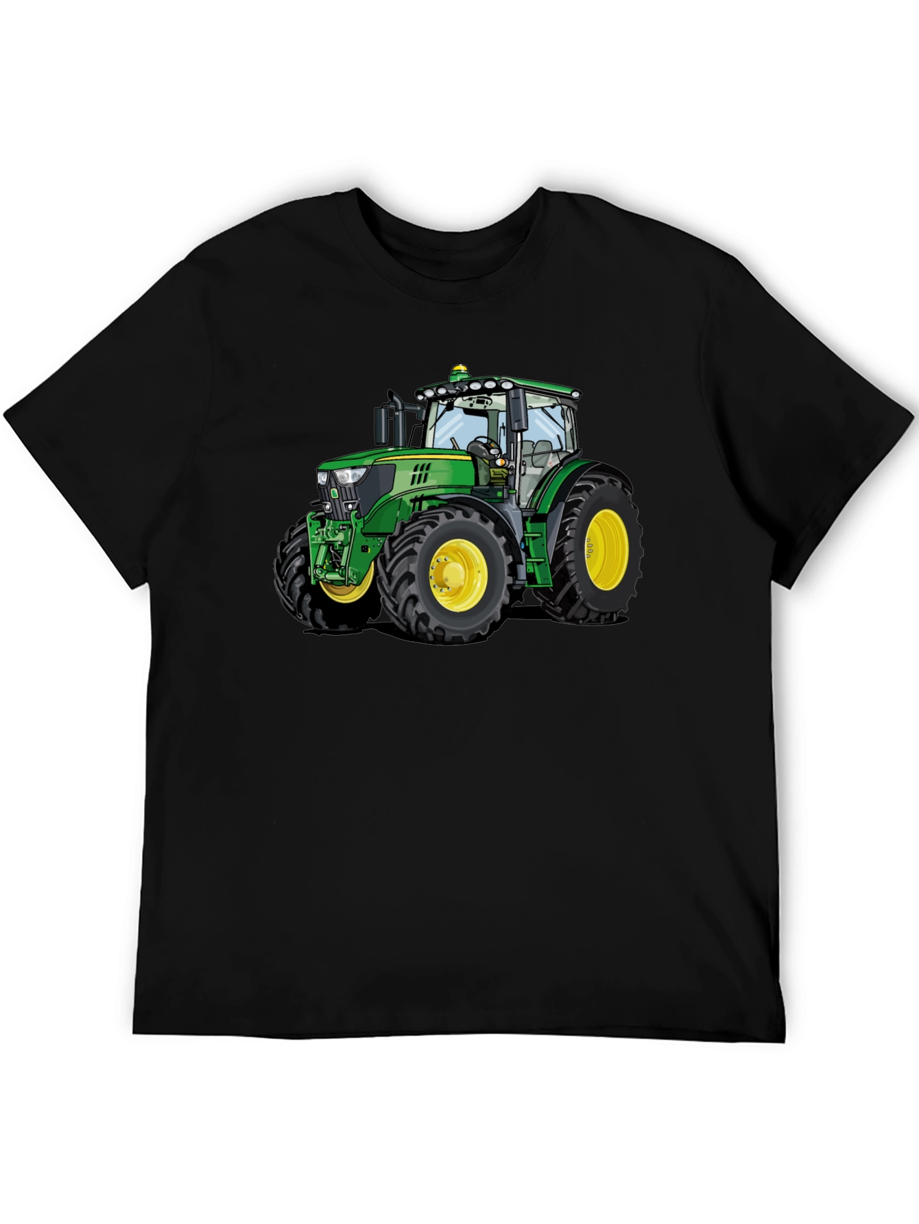 Green Tractor Graphic T-Shirt - Farm Life