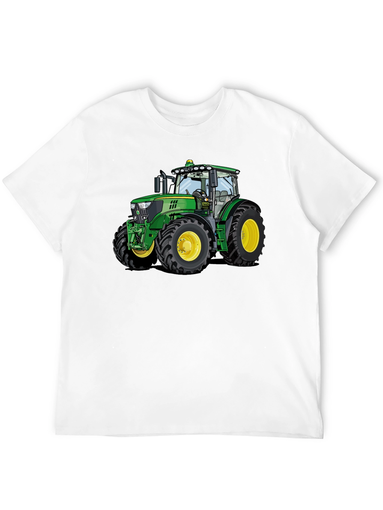 Green Tractor Graphic T-Shirt - Farm Life