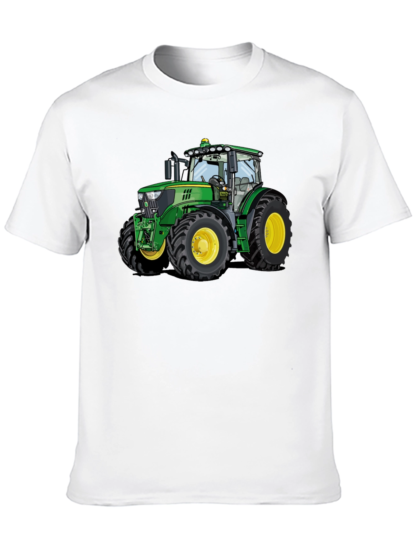 Green Tractor Graphic T-Shirt - Farm Life