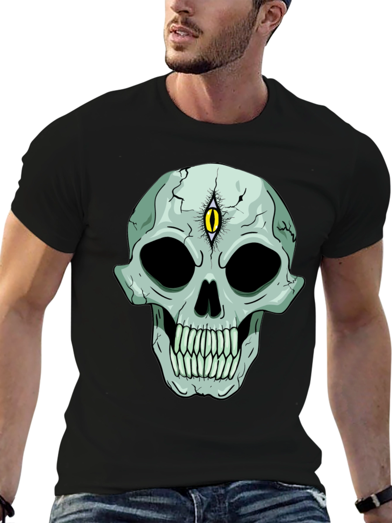 Mystic Skull Graphic Tee - Third Eye Vision
