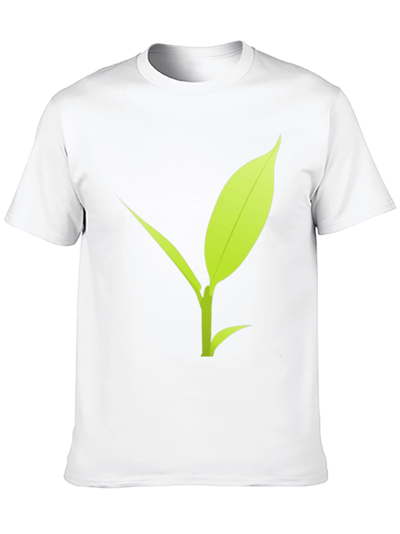 Leaf Graphic Black T-Shirt