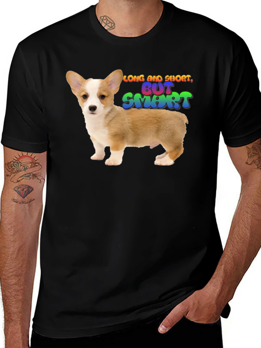 Long and Short But Smart Corgi T-Shirt