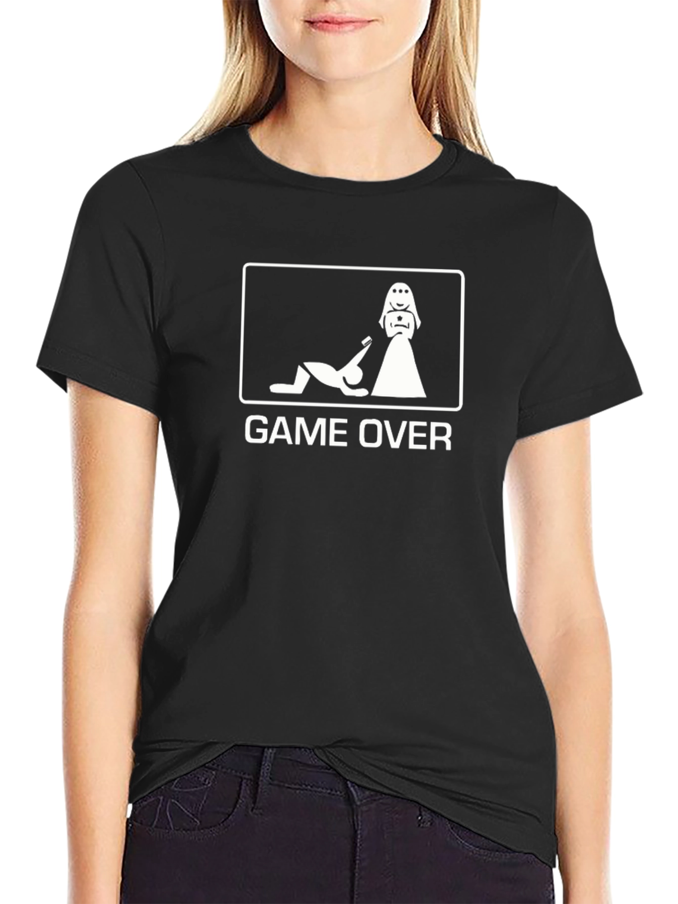 Game Over Groom T-Shirt Funny Wedding