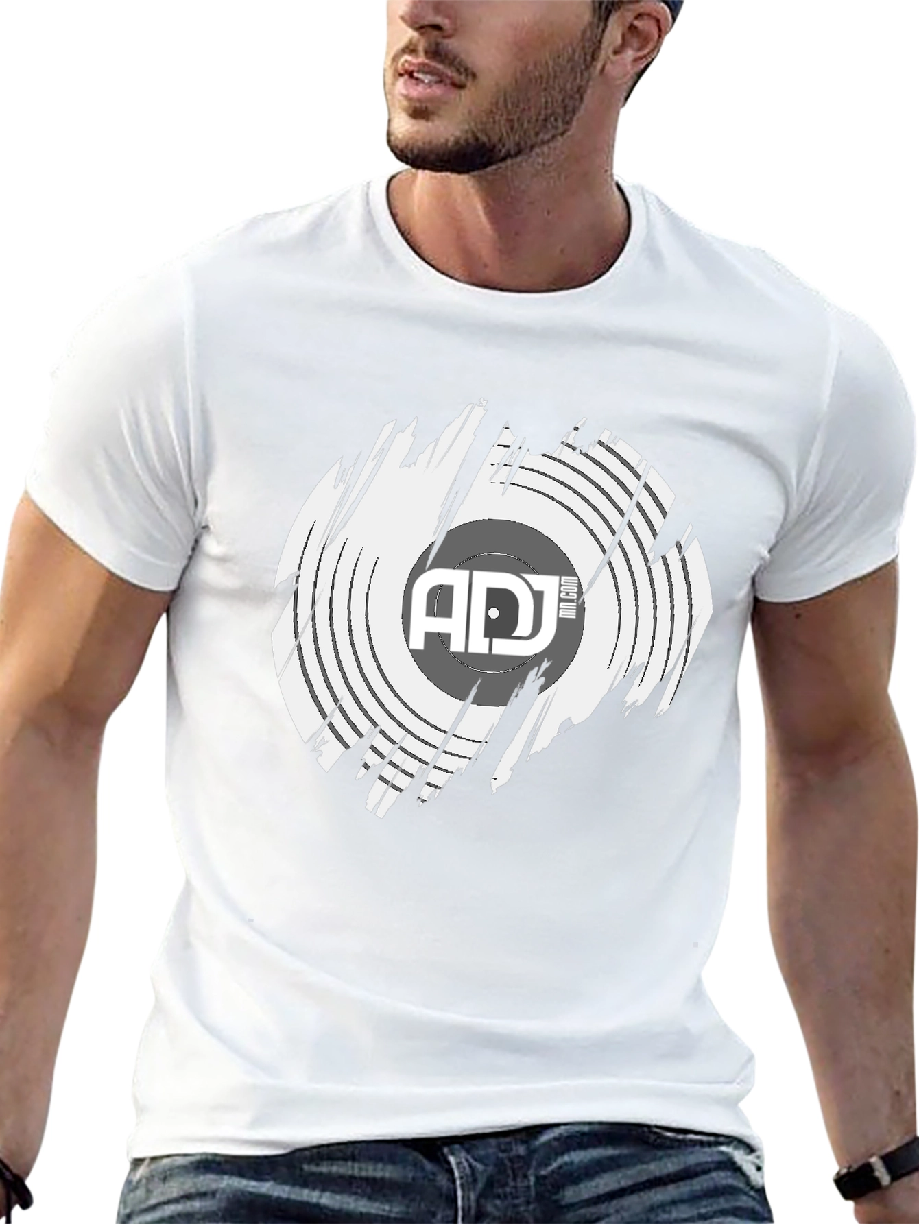 Retro DJ Record Graphic Tee
