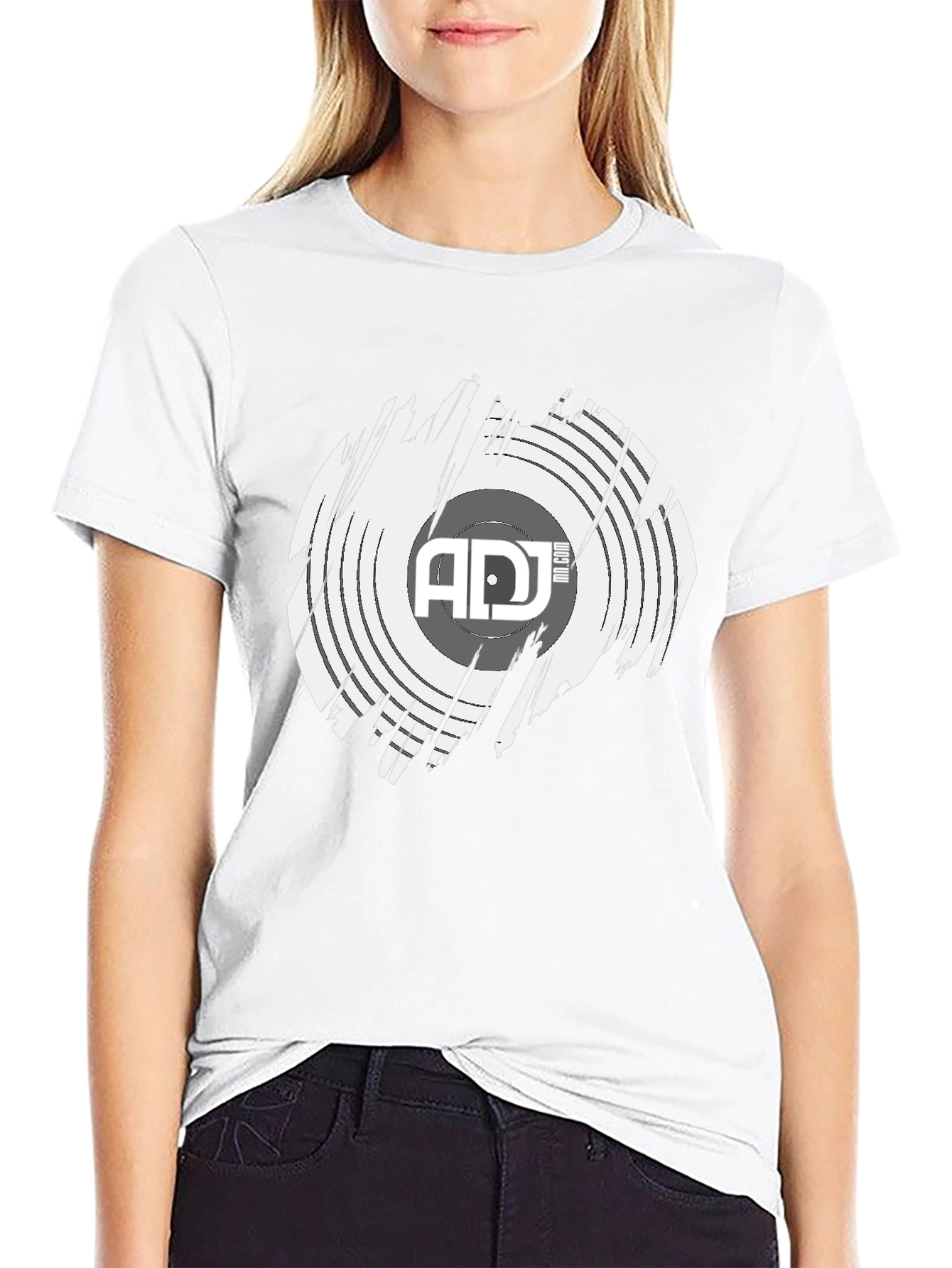 Retro DJ Record Graphic Tee