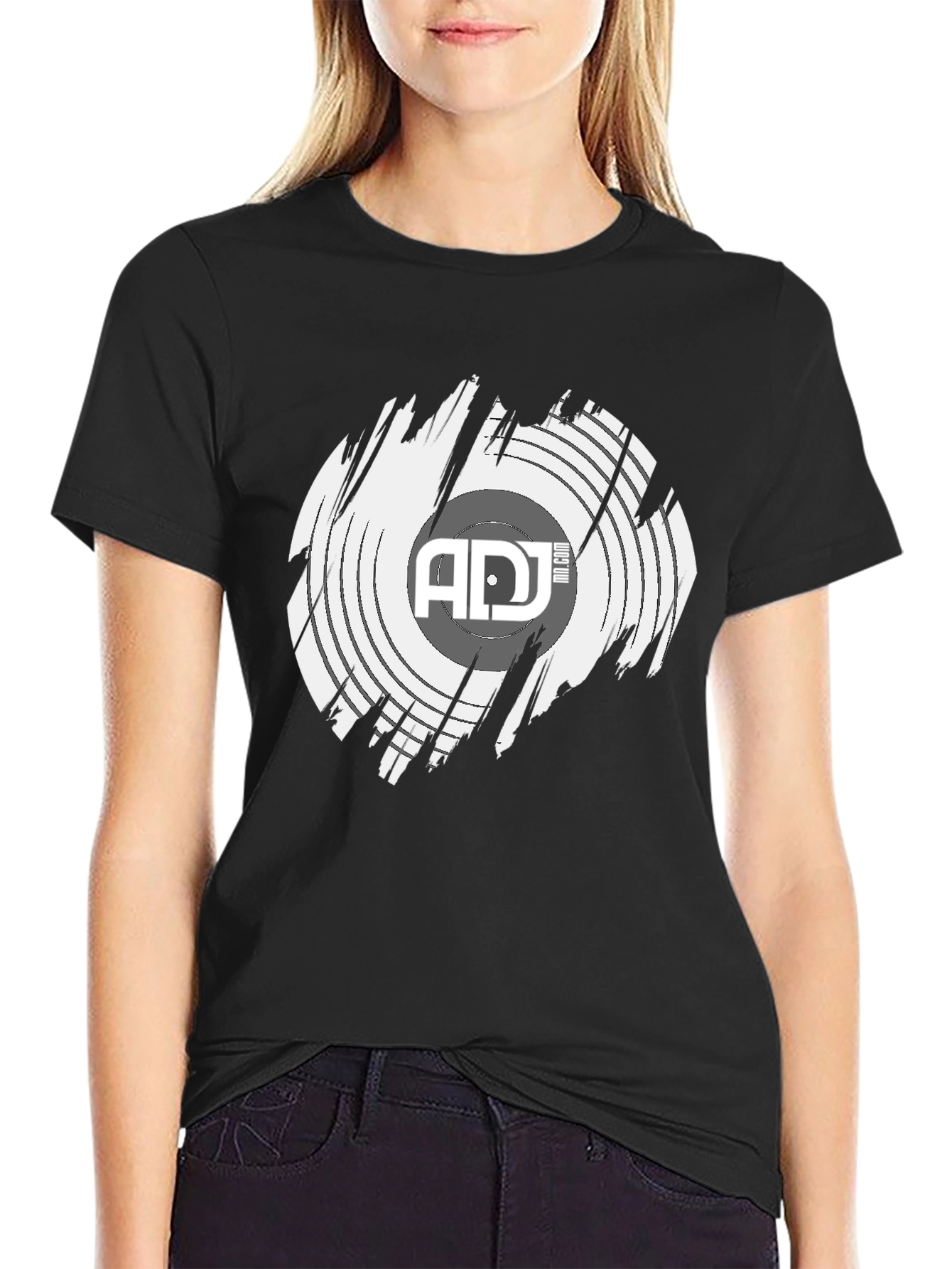 Retro DJ Record Graphic Tee