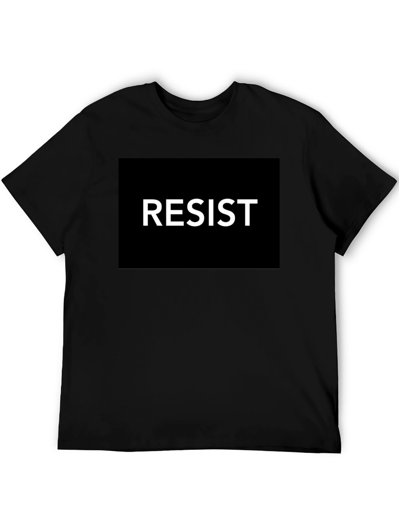 Resist Slogan T-Shirt - Bold Statement Tee