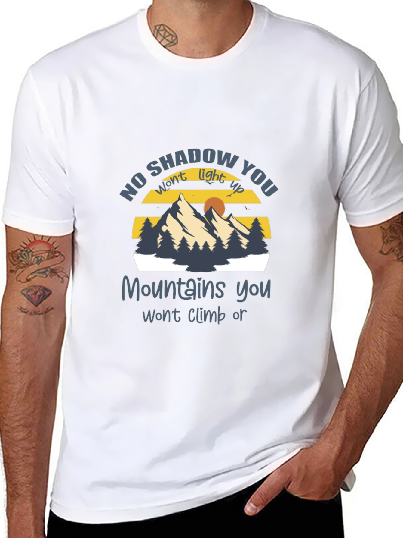 Mountains Graphic Tee - Adventure Awaits