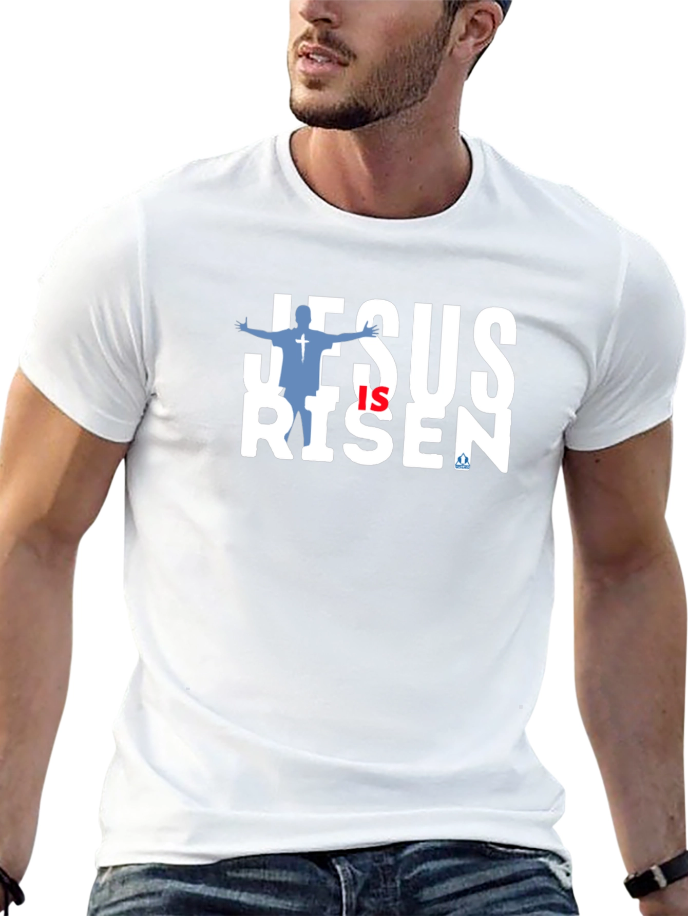 Jesus Is Risen Graphic Tee - Christian Apparel