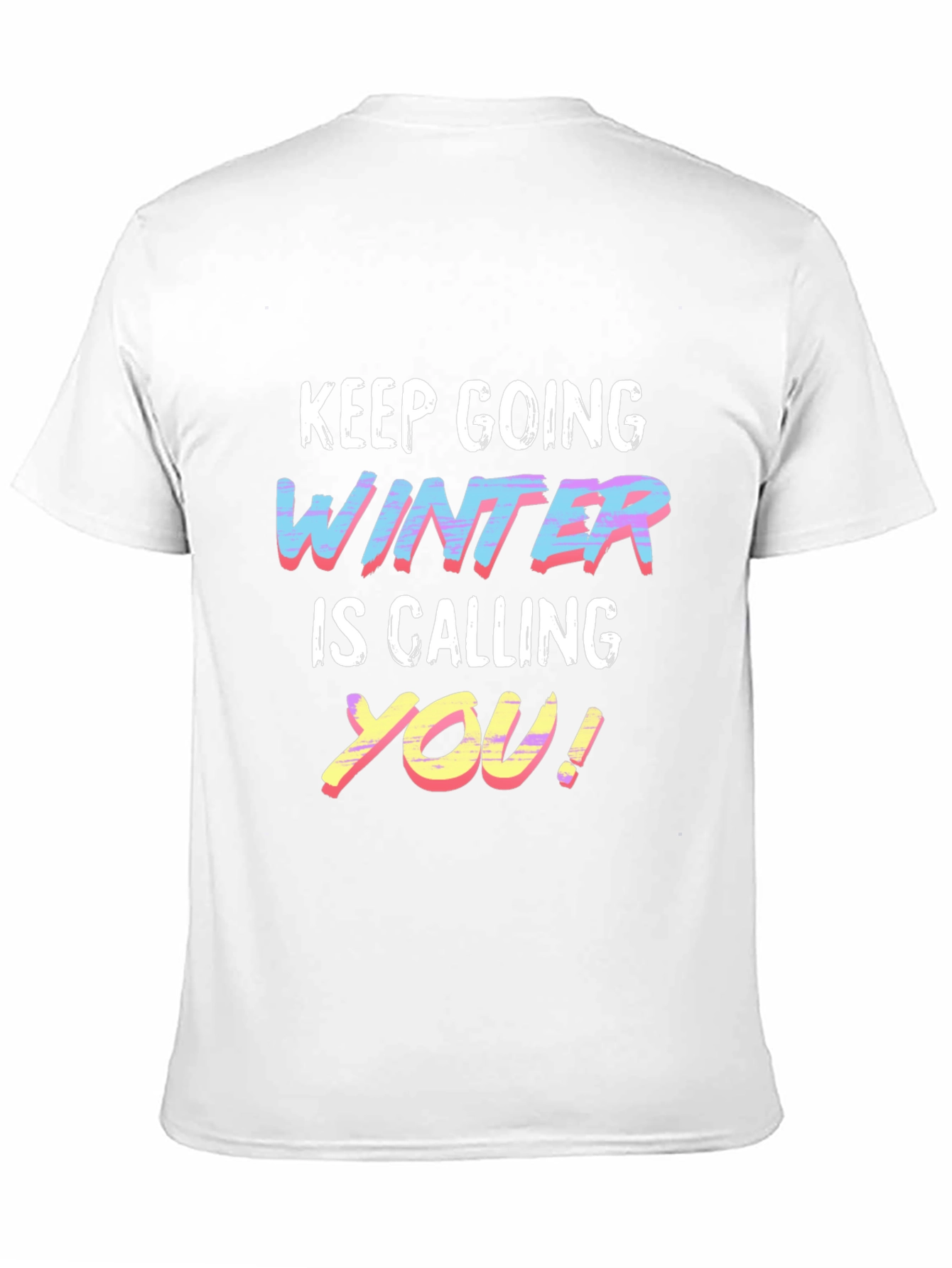 Winter is Calling Graphic Tee - Black