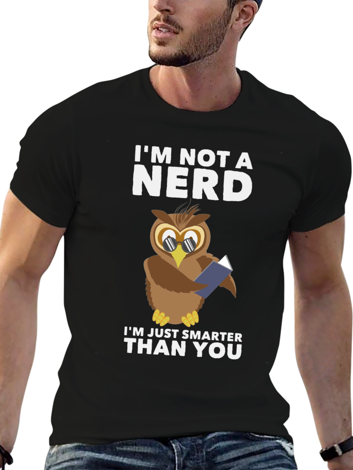 Im Not A Nerd Owl T-Shirt