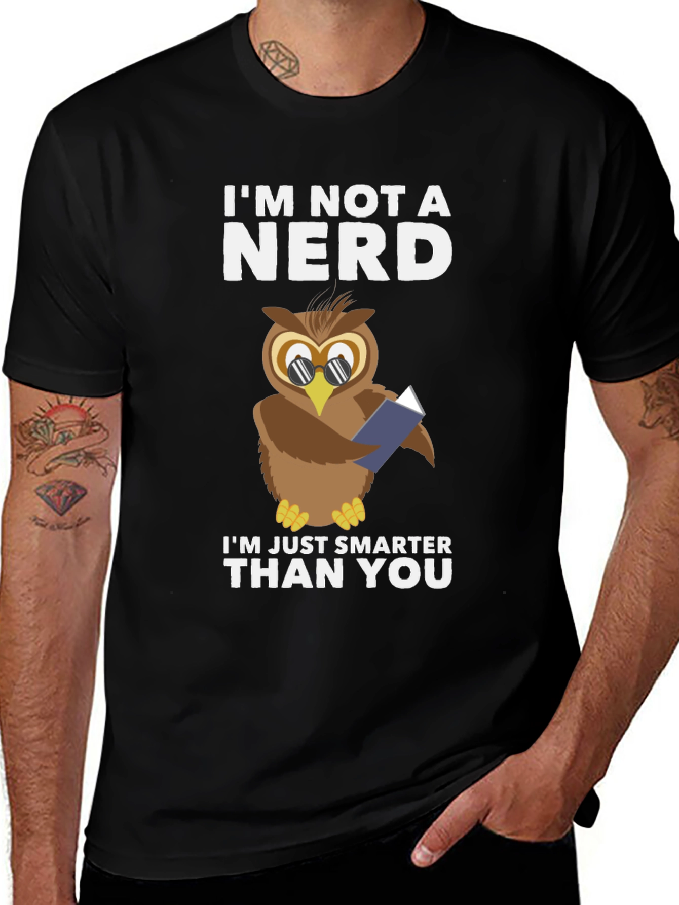Im Not A Nerd Owl T-Shirt