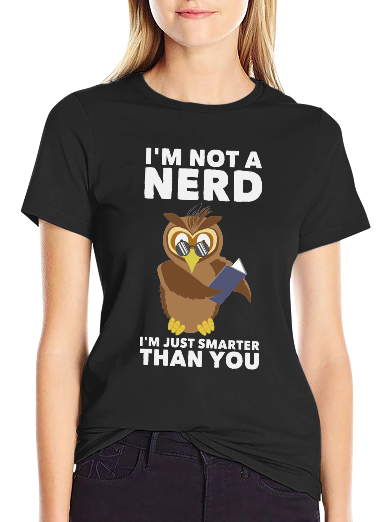 Im Not A Nerd Owl T-Shirt