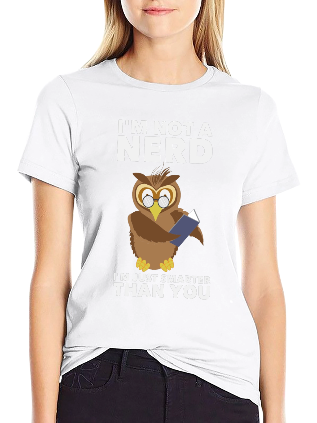 Im Not A Nerd Owl T-Shirt