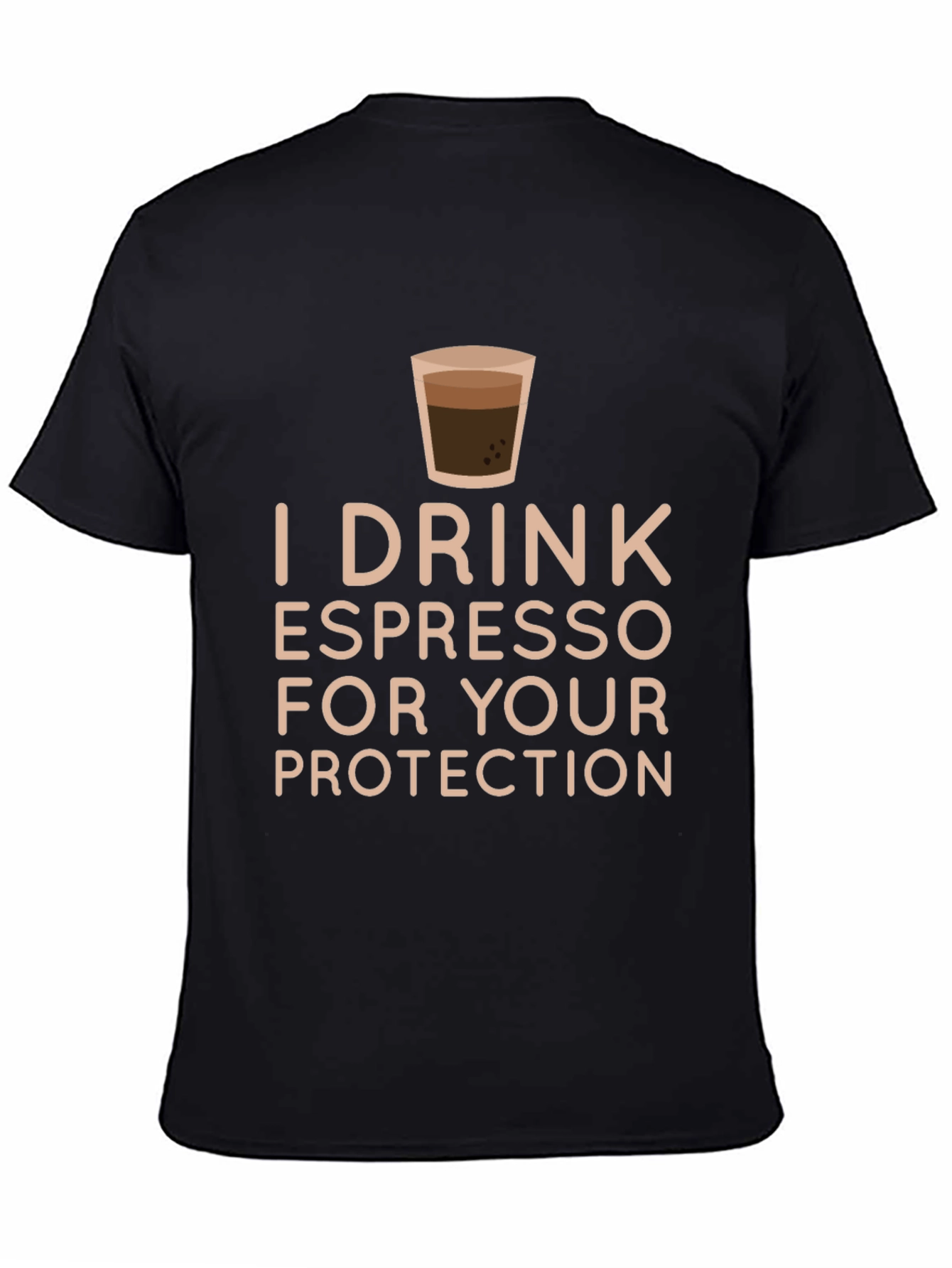 Espresso Protection Black T-Shirt