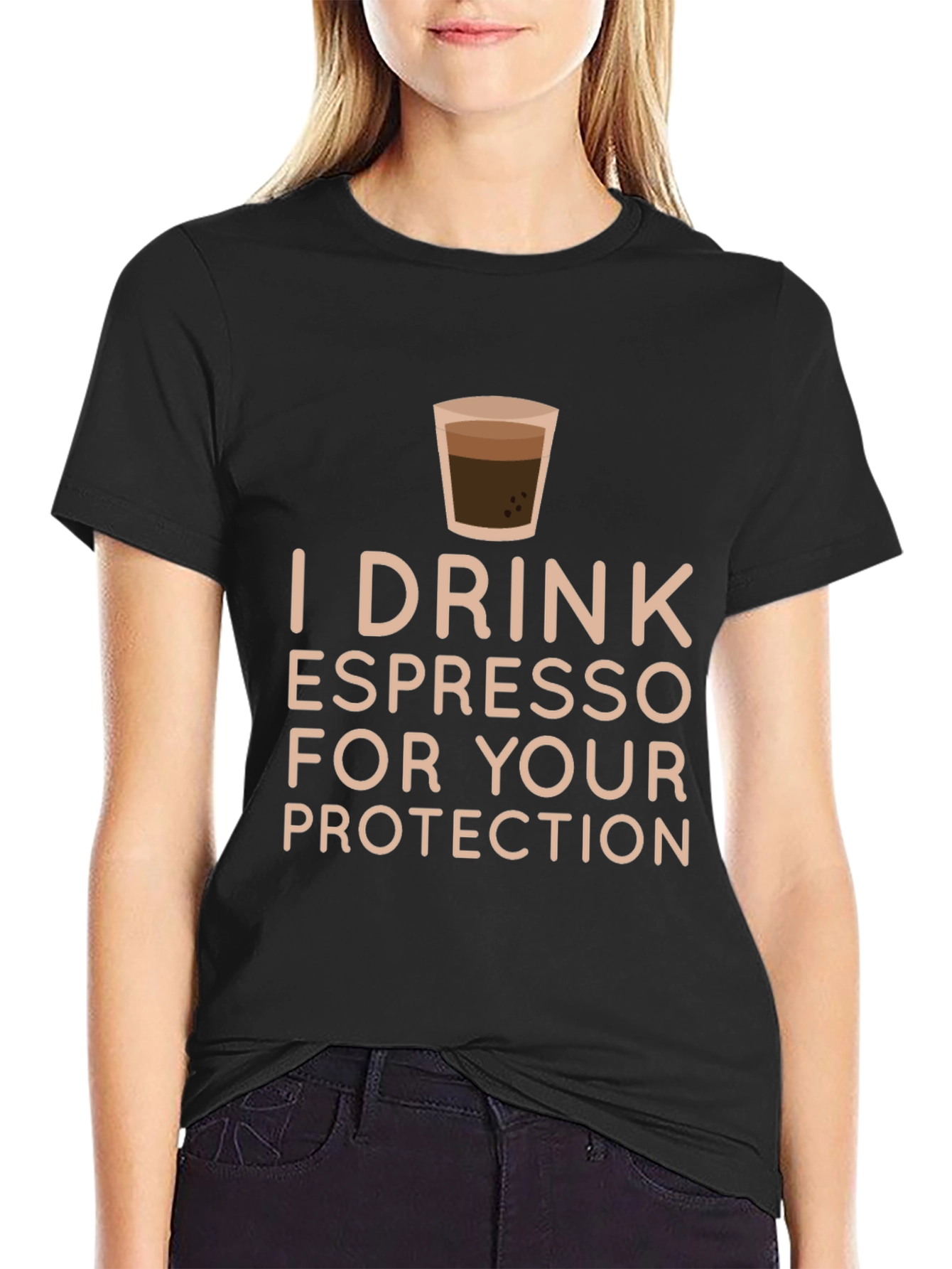 Espresso Protection Black T-Shirt