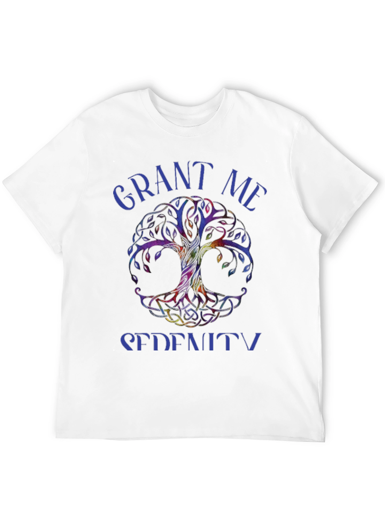 Grant Me Serenity Tree Graphic T-Shirt