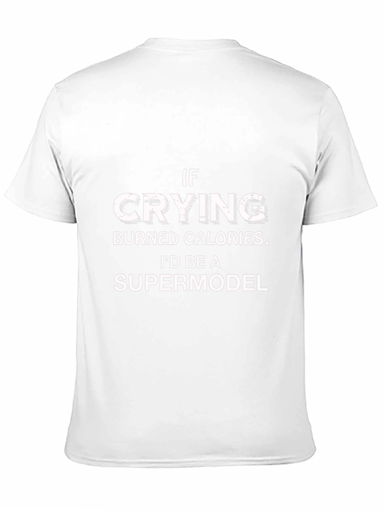 Funny Crying Supermodel Graphic Tee