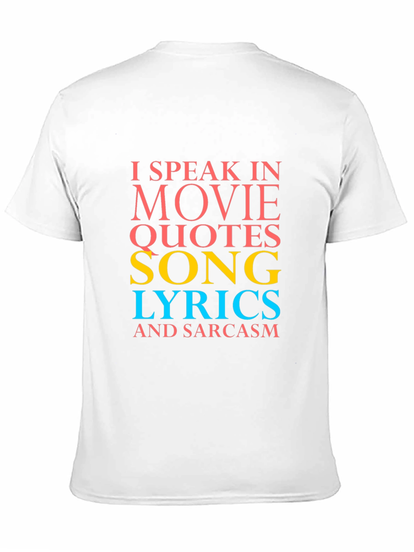 Humorous I Speak In... Graphic Tee - Black