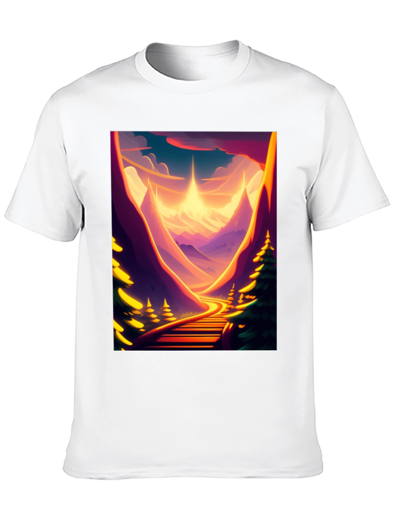 Sunset Mountain Road Graphic Tee