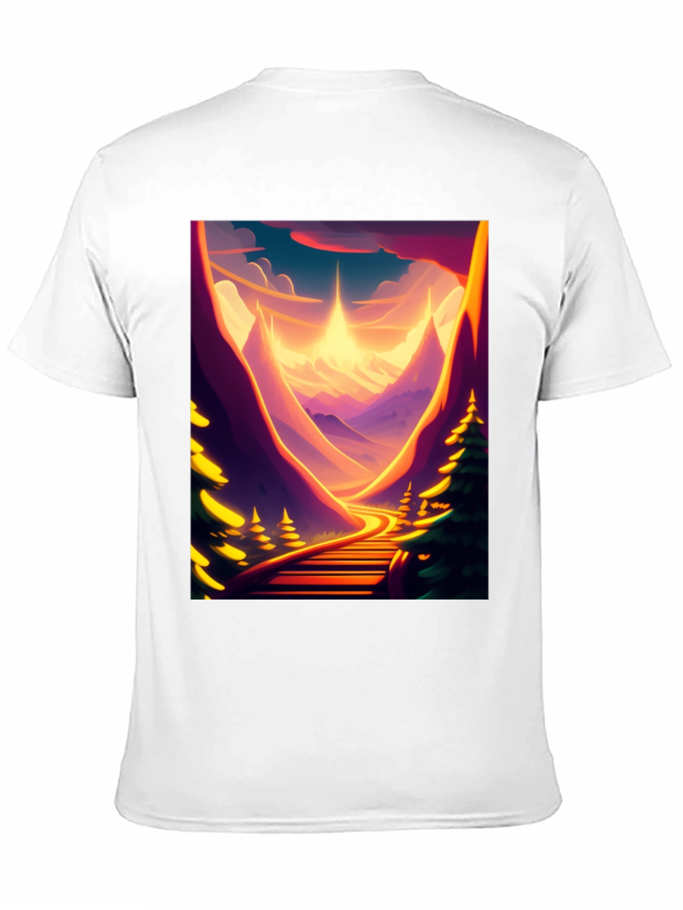 Sunset Mountain Road Graphic Tee