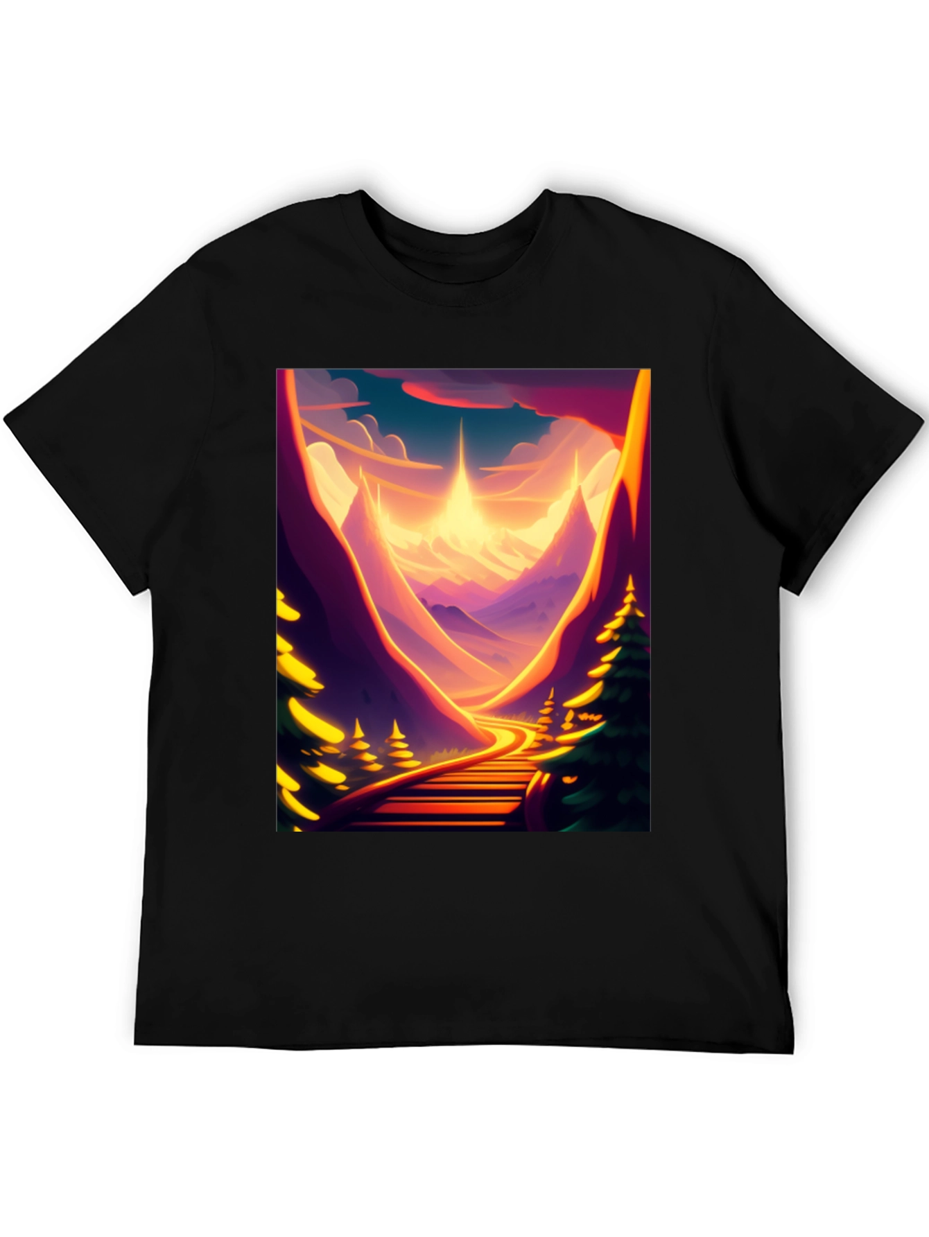 Sunset Mountain Road Graphic Tee