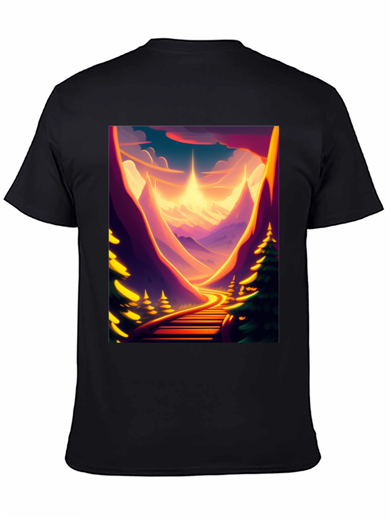 Sunset Mountain Road Graphic Tee