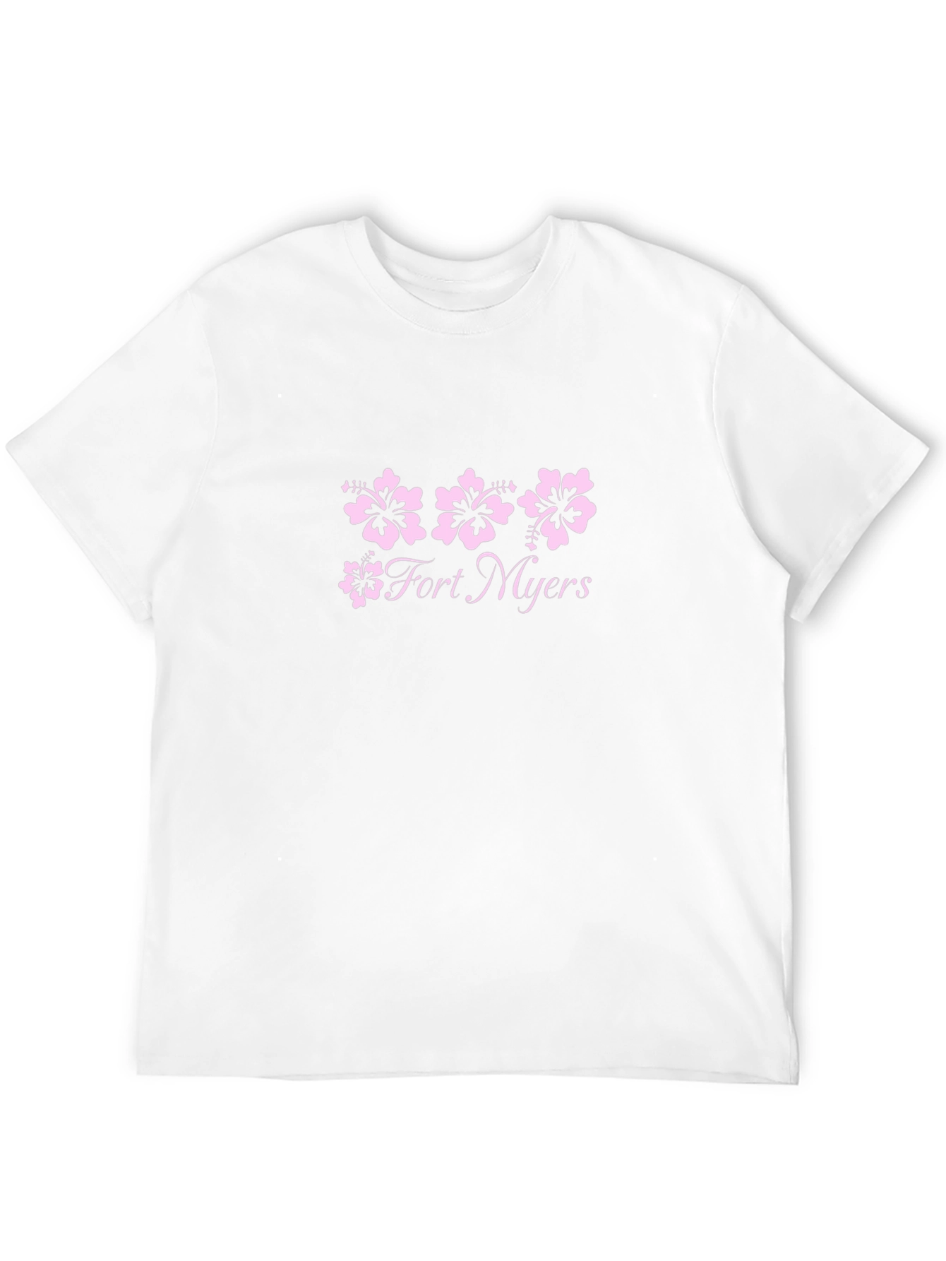Fort Myers Floral Graphic Black T-Shirt