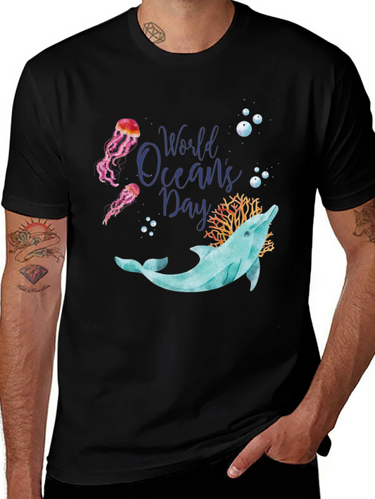 World Oceans Day Dolphin T-Shirt