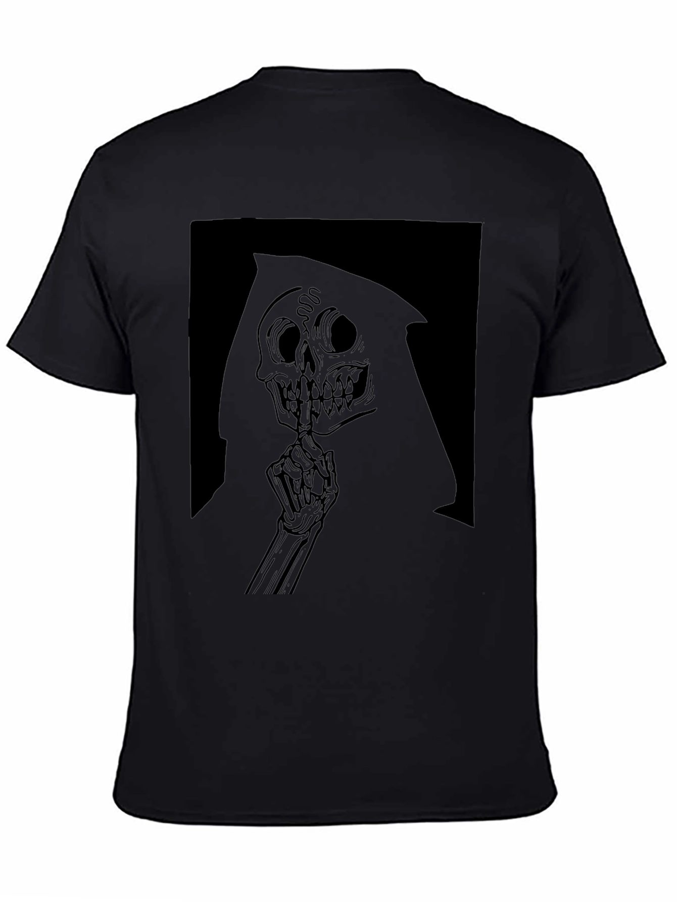 Grim Reaper Graphic Tee - Black T-Shirt