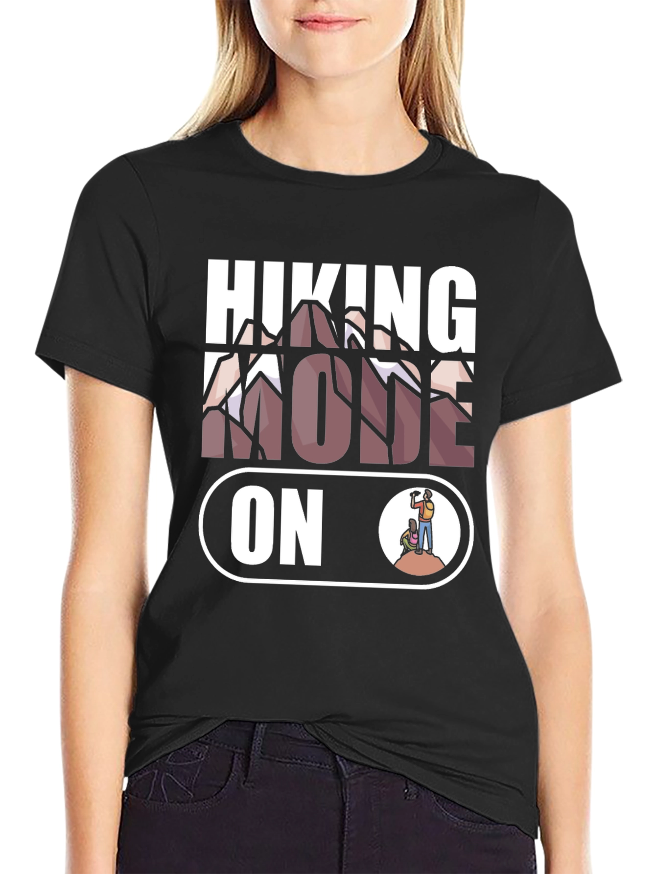 Hiking Mode On T-Shirt | Mountain Adventure Apparel