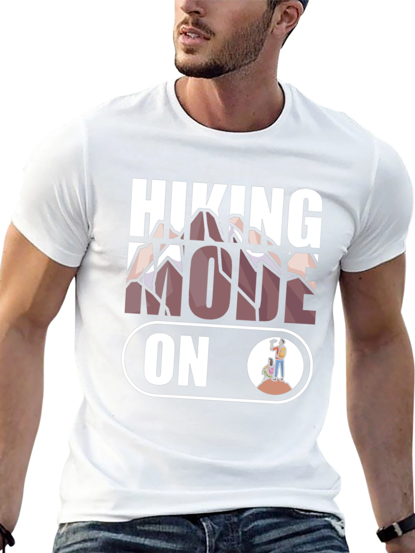 Hiking Mode On T-Shirt | Mountain Adventure Apparel