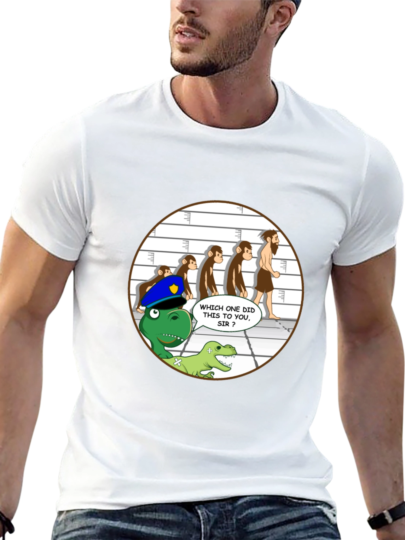 Evolution Lineup Funny T-Shirt