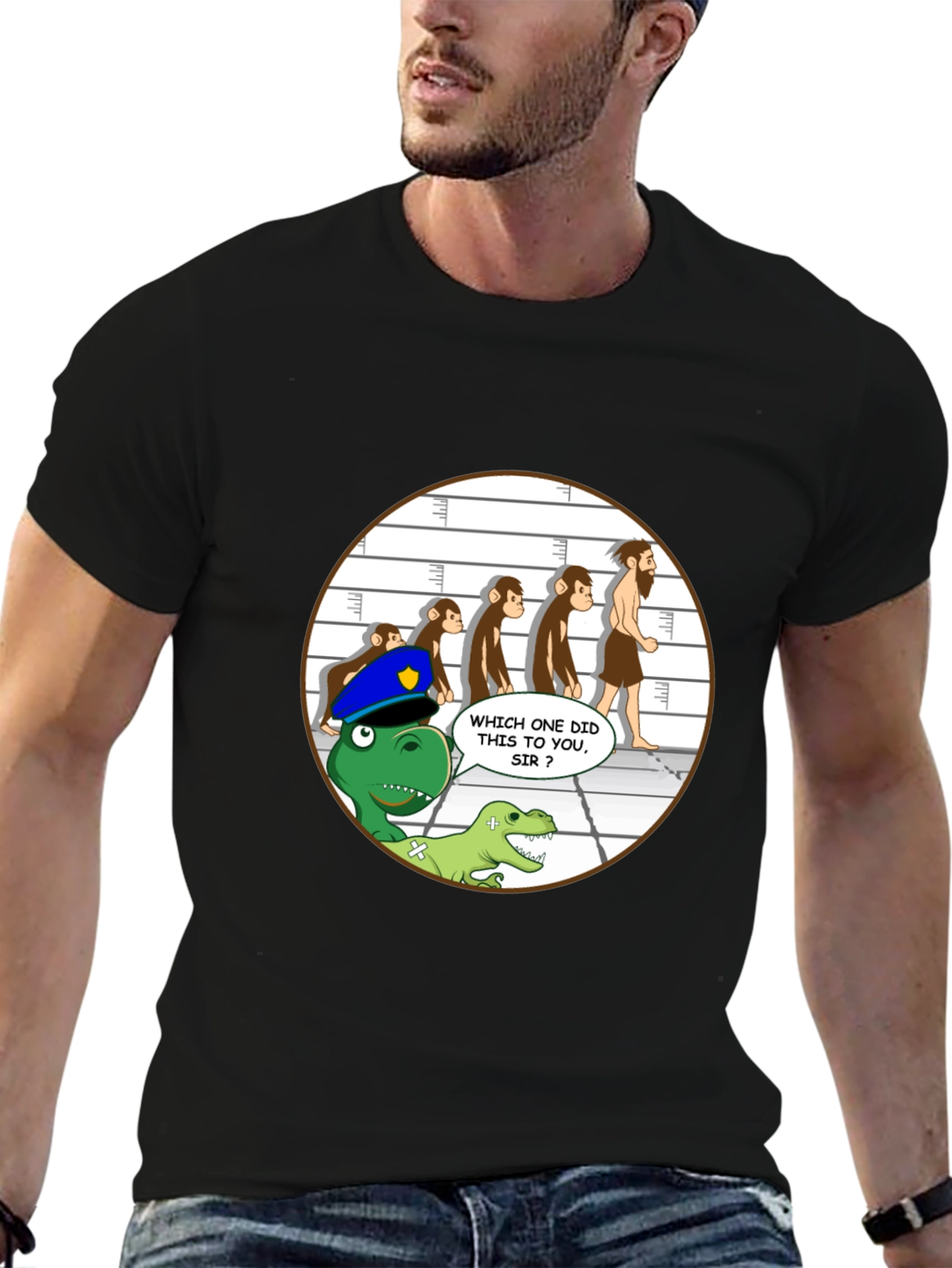 Evolution Lineup Funny T-Shirt