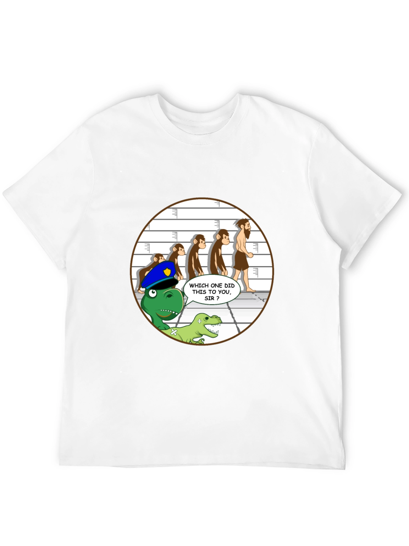 Evolution Lineup Funny T-Shirt