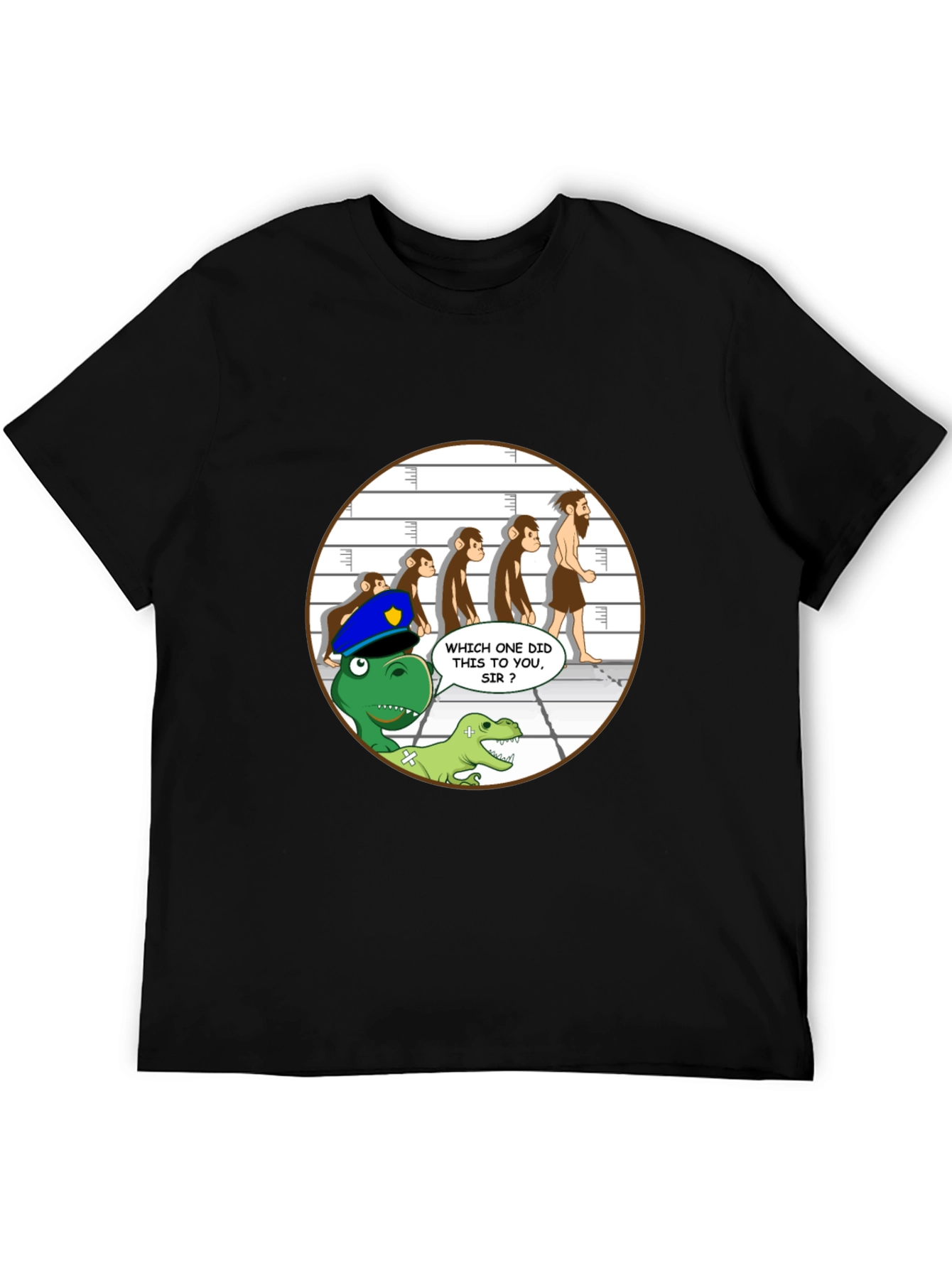 Evolution Lineup Funny T-Shirt