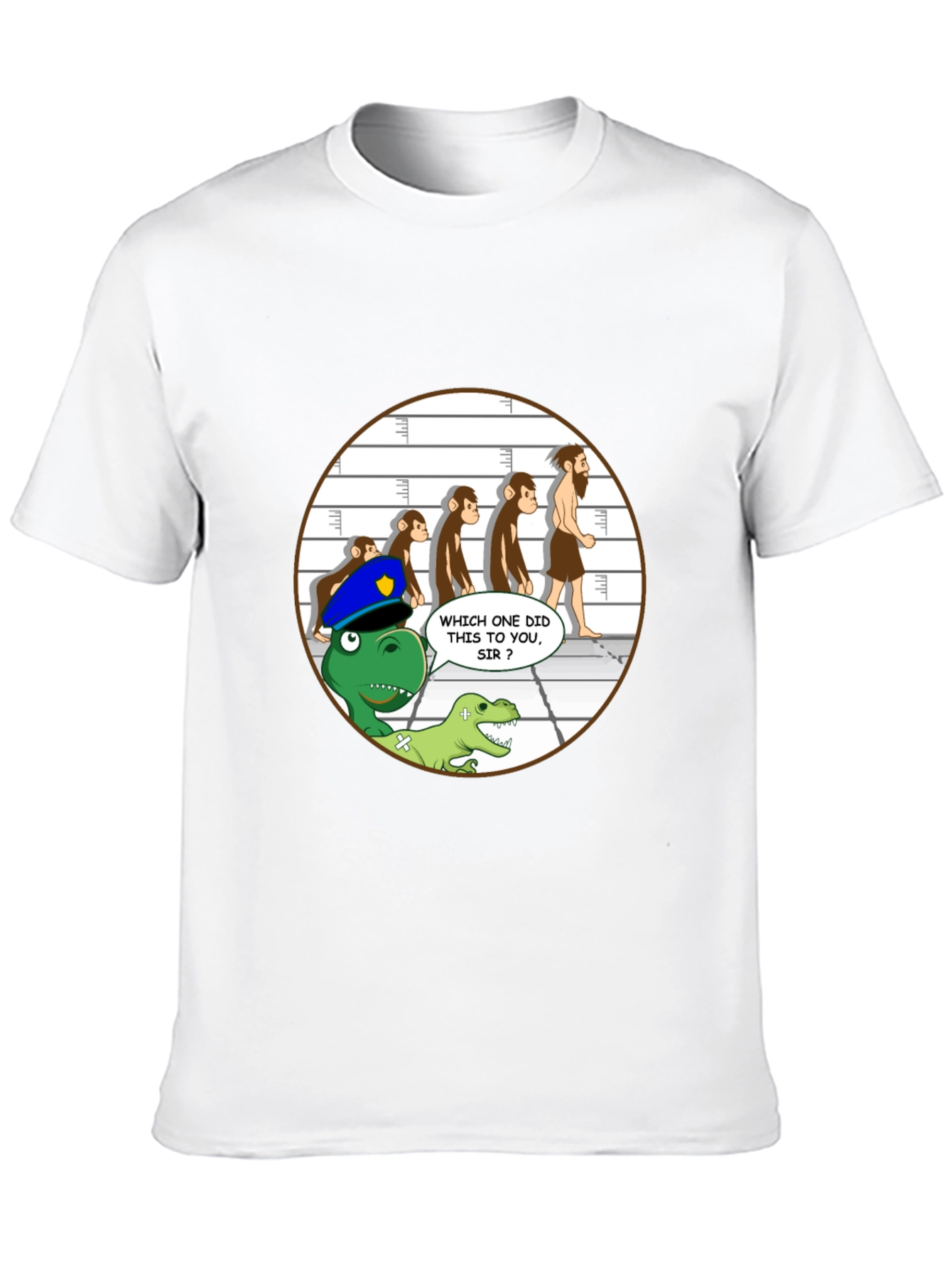 Evolution Lineup Funny T-Shirt