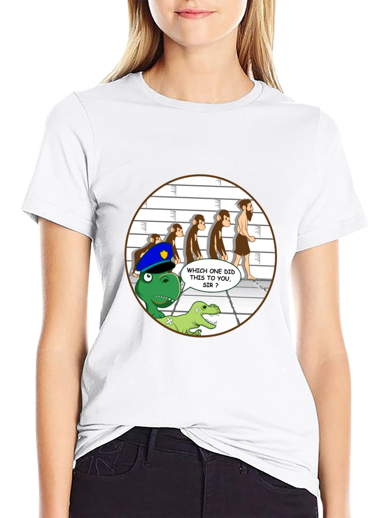Evolution Lineup Funny T-Shirt
