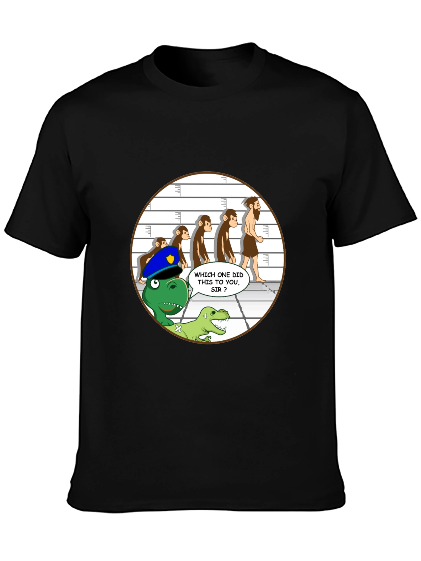 Evolution Lineup Funny T-Shirt