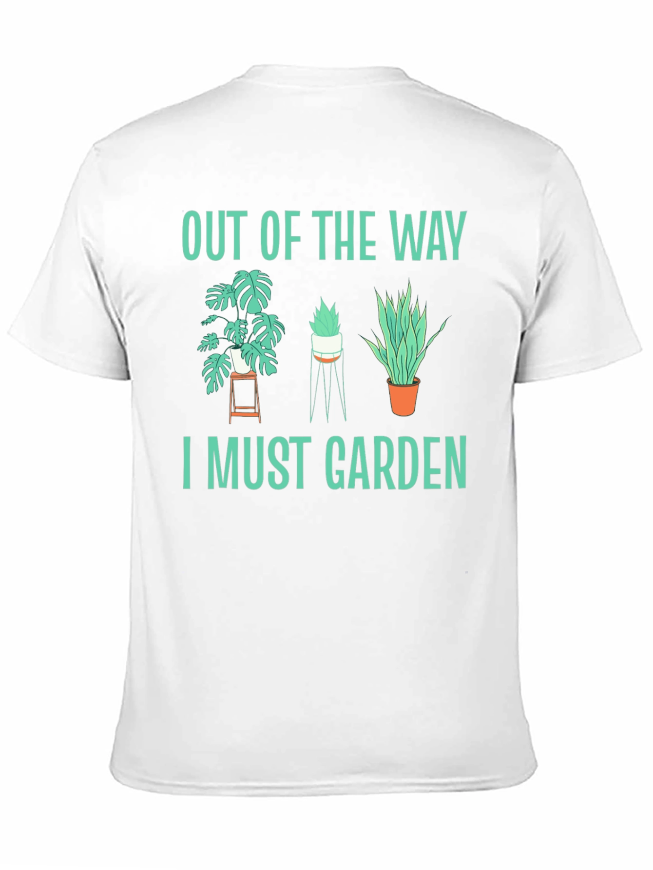 Out of the Way I Must Garden Black T-Shirt