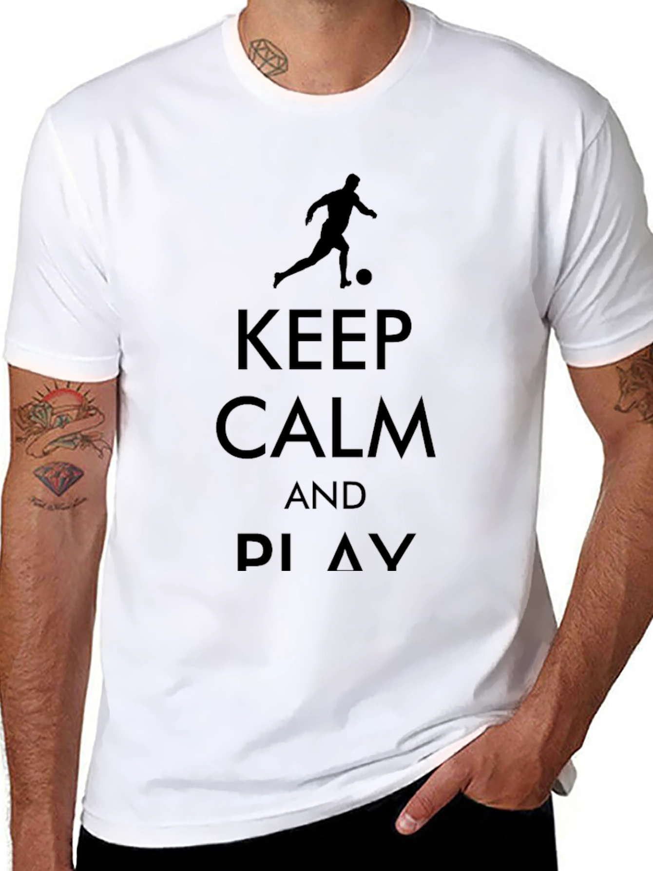 Keep Calm and Play - Soccer T-Shirt