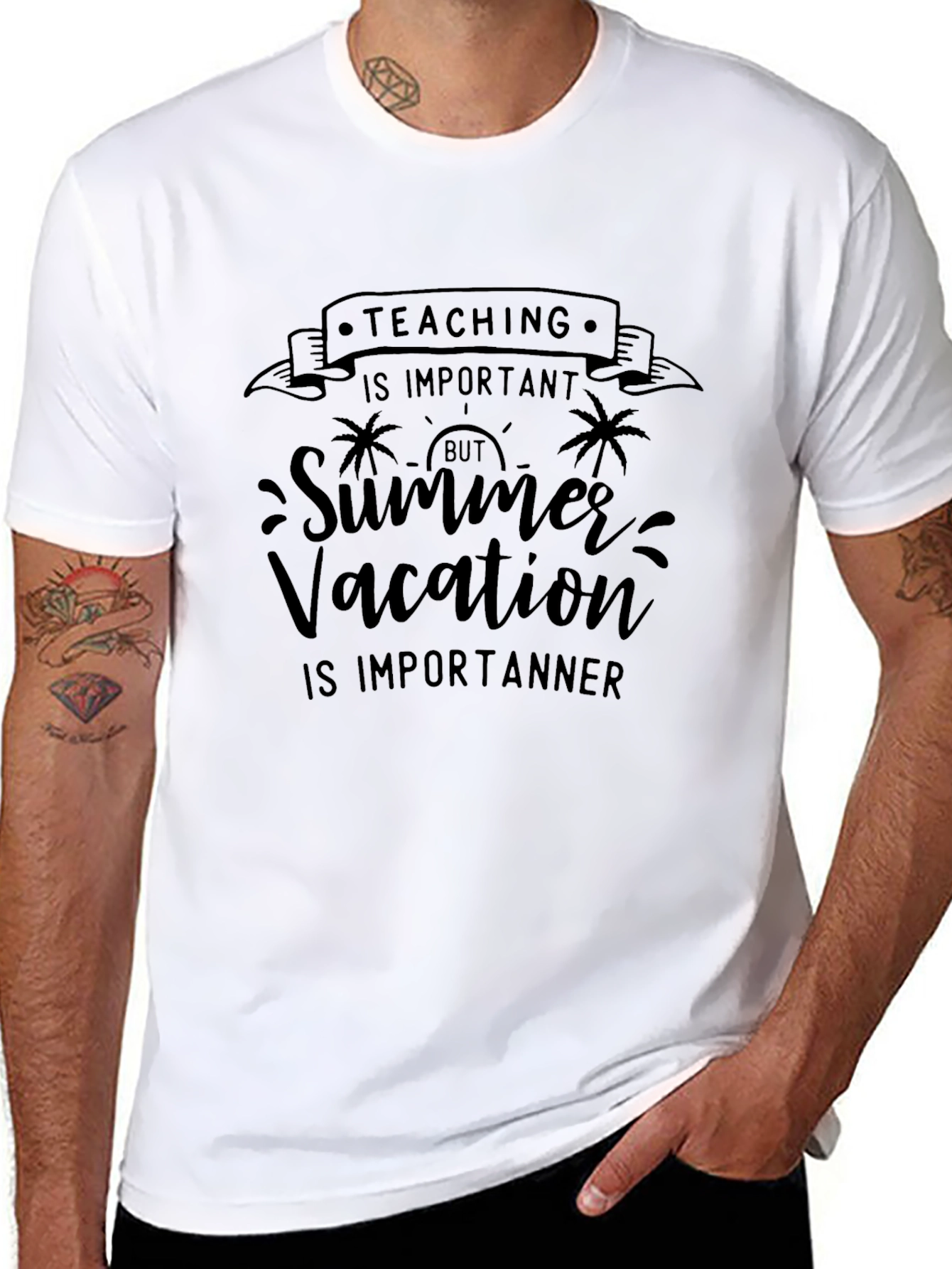 Teaching Important Summer Vacation T-Shirt